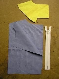 ​Пришиваем молнию с обтачкой