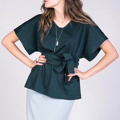 Просторные блузы под поясок