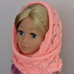 Ажурная шапочка и снуд спицами