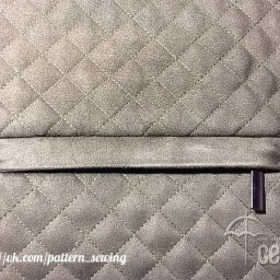 Карман с листочкой на молнии