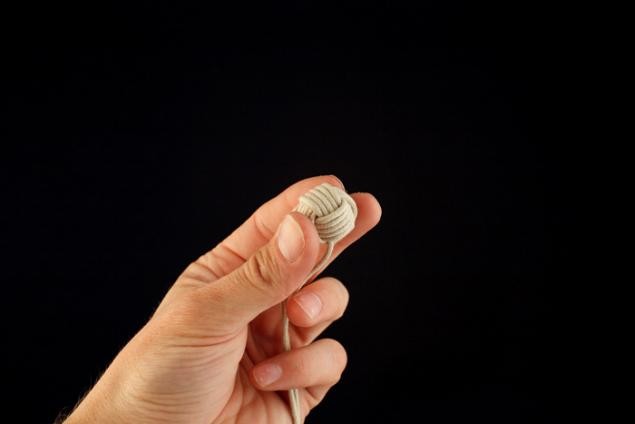 Плетём декоративный узел "Обезьяний Кулак" (Monkey Fist)