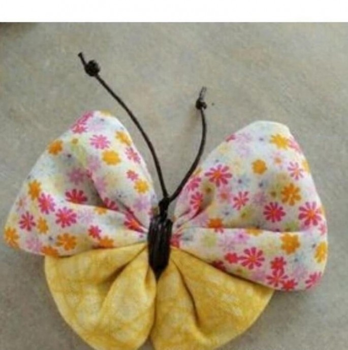 Бабочка из ткани Бабочка из ткани