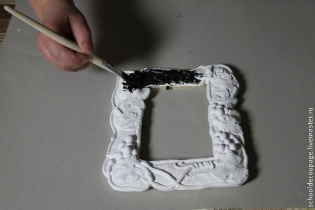 Имитация окисления серебра