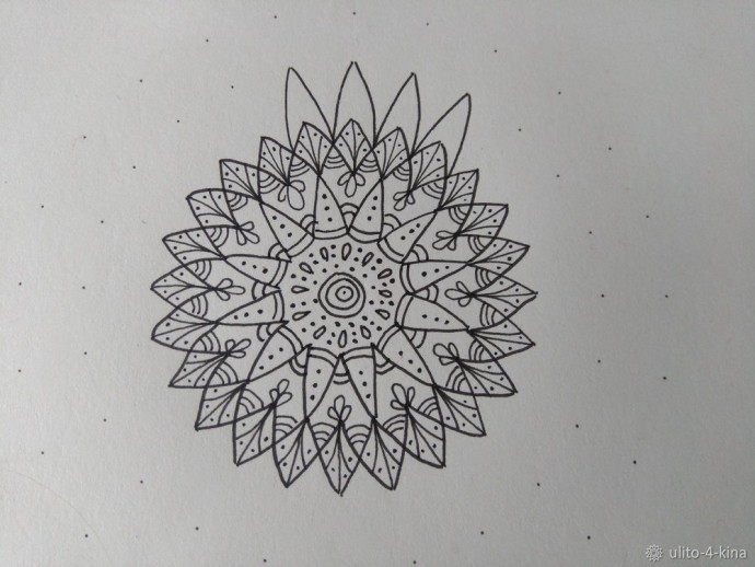 Медитативное творчество по рисованию мандалы: часть 2