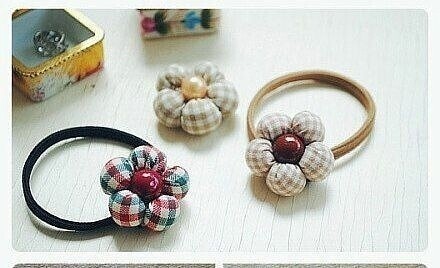 Резинка с объемным цветком Резинка с объемным цветком