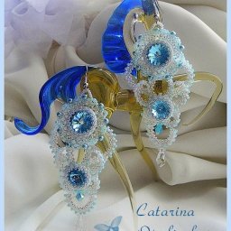 Серьги "Кружева"