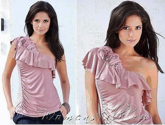 ​Шьем стильный асимметричный топ