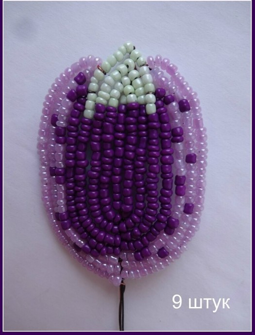 ​Альстромерия из бисера