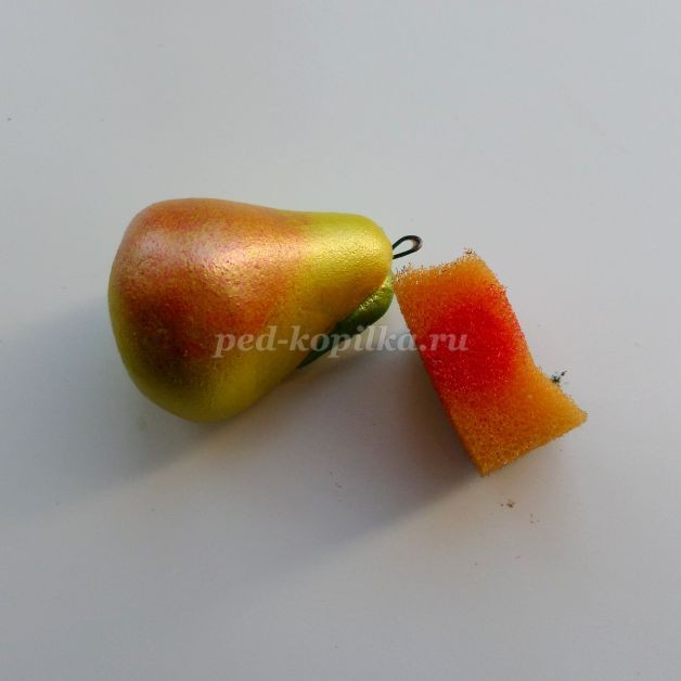 Ёлочная игрушка "Груша": часть 2 Ёлочная игрушка "Груша": часть 2