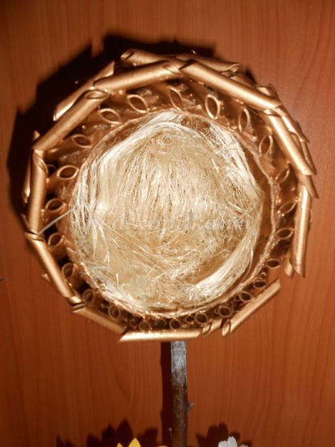 ​Топиарий "Птичье гнездышко": часть 3