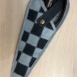 Чехол для ножниц из старых джинсов