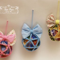 Новогодние шары "Из детства": часть 1