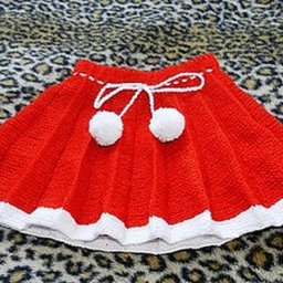 Вяжем на спицах плиссированную юбочку