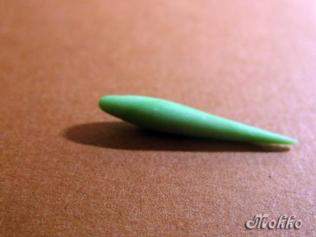 Лепка цветка герберы из полимерной глины: часть 2