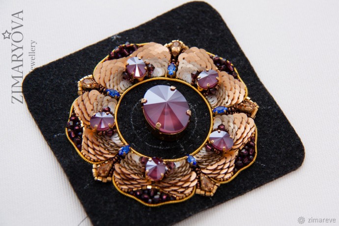 Мастерим брошь-цветок "Flower of the Universe": часть 2 Мастерим брошь-цветок "Flower of the Universe": часть 2