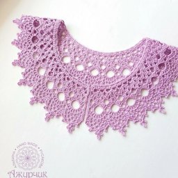 ​Прекрасный ажурный съемный воротничок