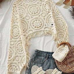 ​Смелый джемпер крючком