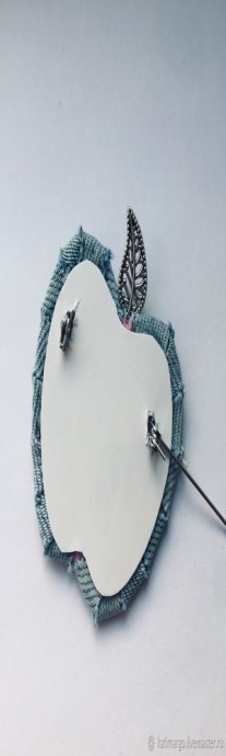 ​Создаем брошь "Яблочко" из джинсы: часть 1