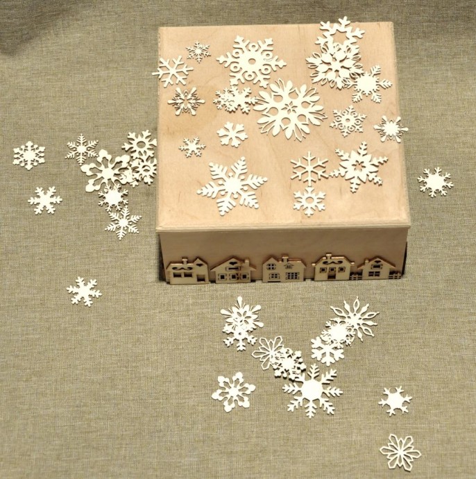 Декорируем деревянный короб для подарка: часть 1 Декорируем деревянный короб для подарка: часть 1