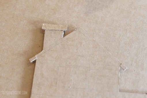 Интерьерные пряничные домики из картона: мастер-класс