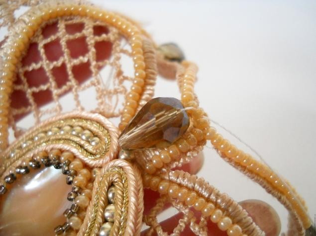 Колье "Кружевная бабочка": мастер-класс, часть 2