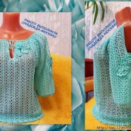 ​Кофточка с цветком