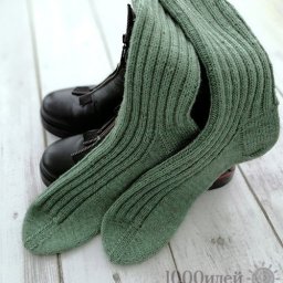 ​Мужские носки на 5 спицах с пошаговым описанием вязания спицами для начинающих