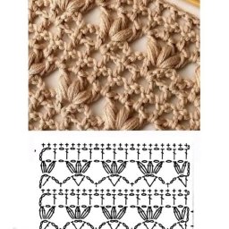 ​Очень красивые узоры крючком