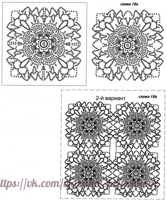 Очень нежная блуза из мотивов