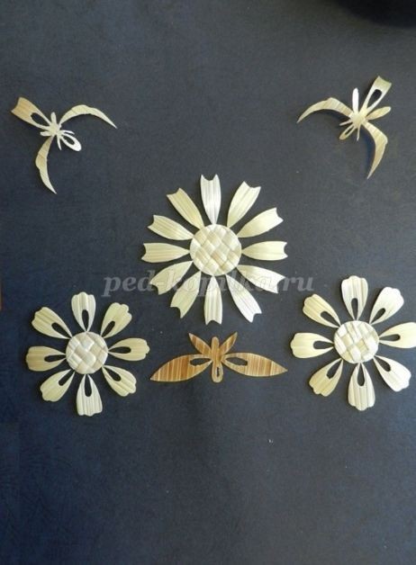 ​Панно из соломки "Гармония" своими руками: часть 3