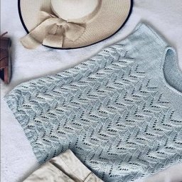 ​Прелестный топ спицами