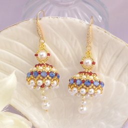 ​Рождественские колокольчики: серьги "Джумки"