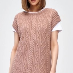 ​Жилет спицами