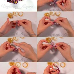 ​Цветы в технике канзаши