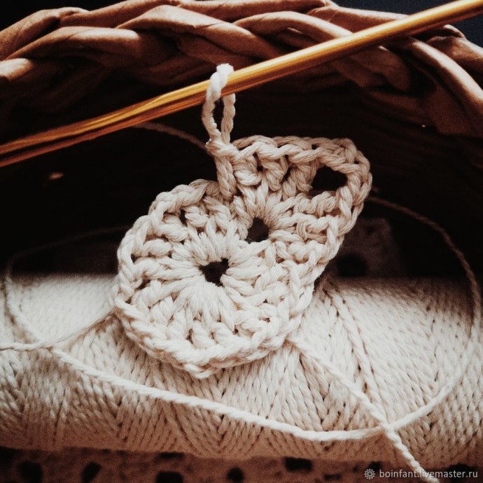 Вязаная звёздочка