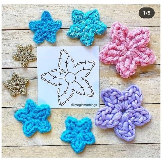 ​Мотивы для вязания крючком