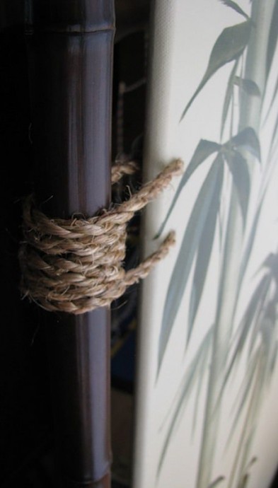 Панно в этническом стиле "Луна и бамбук": часть 2