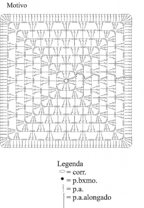 Жакет крючком из мотивов Жакет крючком из мотивов