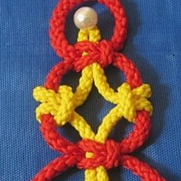 ​10 ажурных цепочек из 4-х нитей в технике макраме: часть 1