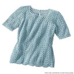 Хорошенькая кофточка крючком