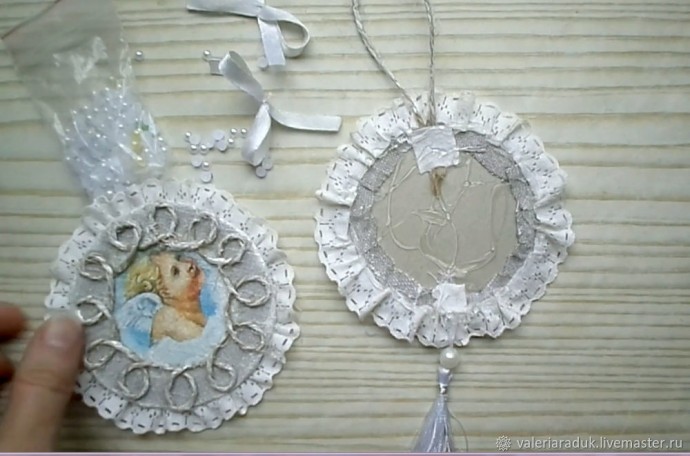 Изготавливаем мобиль "Ангелочек": часть 3