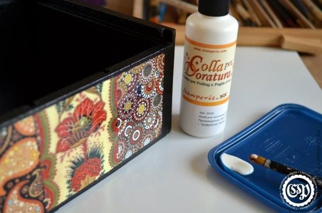 ​Коробка для чая превращается в восточную шкатулку: мастер-класс, часть 2