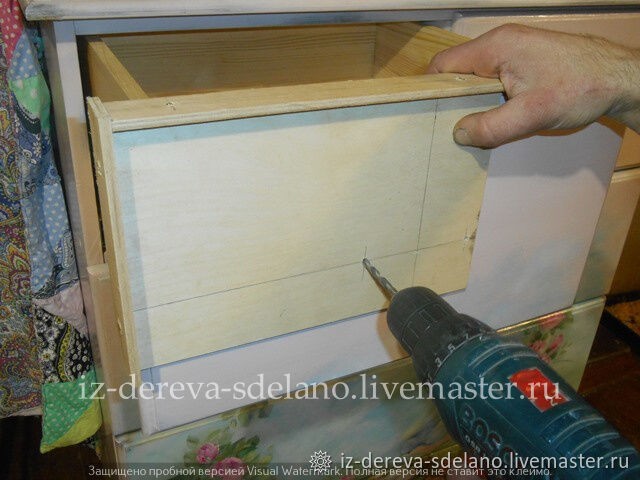 ​Ремонт деревянного комода: часть 7