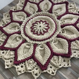 ​Вязание ковриков крючком