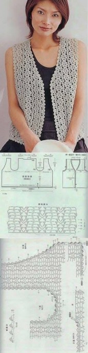 ​Вяжем нарядные жилеты