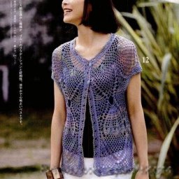 Ажурный жакет