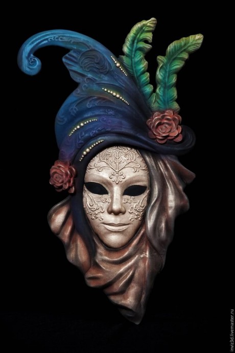 Изготавливаем маску в венецианском стиле с применением 3D технологий: часть 6