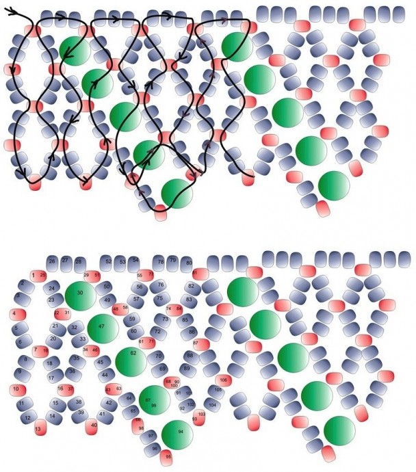 Красивое ожерелье