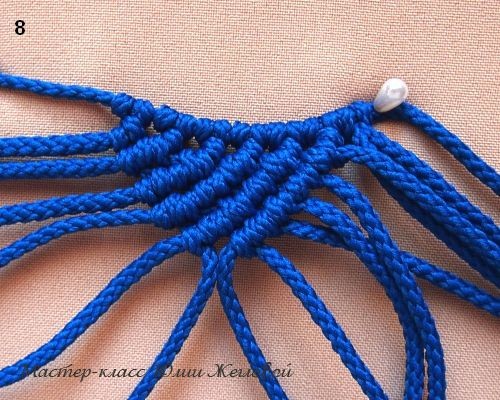 Плетём шарик в технике макраме