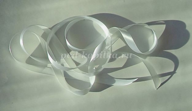 Лента в косу в технике цумами канзаши: мастер-класс, часть 2